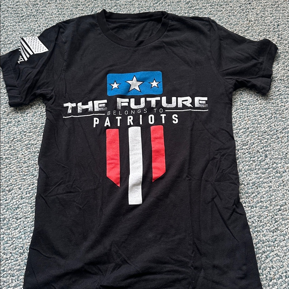 Black Patriotic Graphic Tee